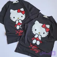 تیشرت دخترانه کیتی وارداتی 🐱