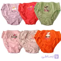 شورت زنانه آداک مدل نخ پنبه مجموعه 6 عددی