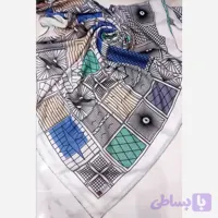 روسری قواره بزرگ نخی دست دوز زنانه 140 سانت تابستانی