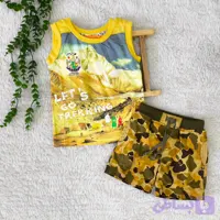 تاپ و شورتک کتان نخی پسرانه وارداتی نوزادی لطیف و باکیفیت