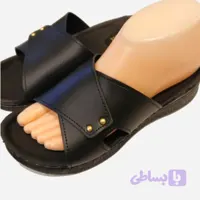 صندل زنانه مدل مروارید رنگ مشکی سایز 38 تا 42