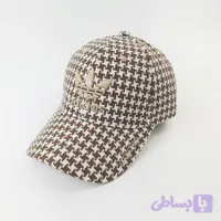 کلاه کپ طرح چهارخانه آدیداس کد 7870 با بند قابل تنظیم