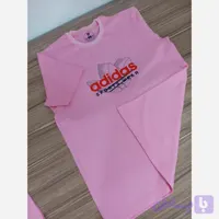 تیشرت نخ پنبه مردانه و زنانه آدیداس رنگ مشکی و صورتی تابستانه