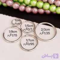 گوشواره نقره زنانه حلقه ای عیار 925 با روکش طلا سفید مناسب استفاده روزانه