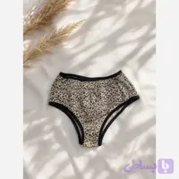 شورت زنانه پلنگی جنس پلی لاکرا سایز L تا 2XL