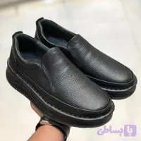 کفش چرم مردانه کلارک زیره پرفکت عسلی