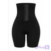 گن شورتی پادار شکم دوبل مشکی آرتان مدل 3017 سایز S تا 3XL