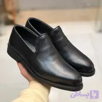کفش چرم مجلسی مردانه طرح کالج عسلی رویه چرم طبیعی گاوی آستر چرم بزی کفی طبی زیره لاستیک نشکن قالب استاندارد 6 ماه ضمانت