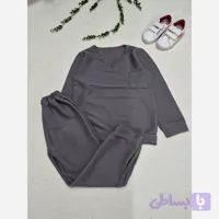 بلوز شلوار اسپرت بچگانه جنس کرکرهای سایز 40 45 50