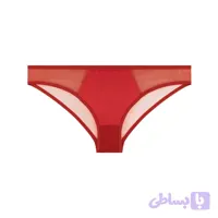 شورت اسلیپ زنانه براگور جلو ساتن پشت تور فاق نخ و پنبه