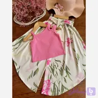 ست تاپ و شلوارک دخترانه کبریتی و بوگاتی مناسب 2 تا 11 سال