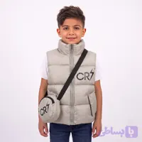 پافر کیفدار پسرانه CR7 استخوانی
