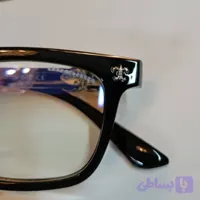 عینک طبی بلوکات و UV400 کروم هارتز فریم TR90 نرم و نشکن مناسب کامپیوتر و موبایل رنگ کرم