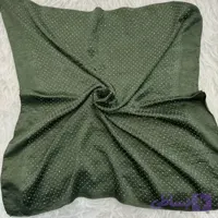 مینی اسکارف مجلسی گارزا نگین دار ابعاد 70 در 70 سانتی متر