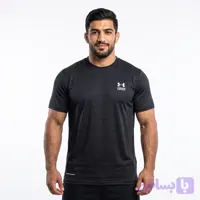 تیشرت باشگاهی مردانه آندر مشکی جنس تمام لاکرا یقه گرد