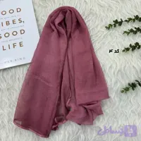 شال حریر ساده وارداتی قواره 190 در 80 سانتیمتر کد 1966