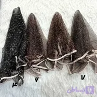 مینی اسکارف توری پلنگی نخی سایز 70 در 70 سانتیمتر - شال پرنسا