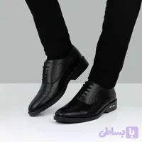 کفش مردانه چرم رسمی و مجلسی مدل ماهور رنگ مشکی و قهوه ای سایز 40 تا 44