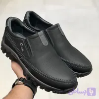 کفش چرم مردانه تمامچرم کلاس پا مشکی زیره ترمو