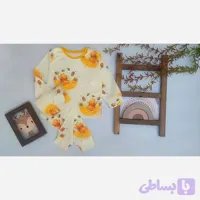 بلوز و شلوار راحتی بچگانه طرح پو سایز 35 و 40