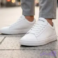 کفش کتانی اسپرت ونس کلاسیک نایک سفید مدل چرم مصنوعی ضد آب طبی سایز 40 تا 44