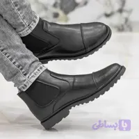 بوت چرم مردانه مدل Italy دوتیکه کشی سایز 40 تا 44
