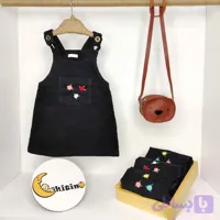 بیلر دامنی نوزادی مخمل کبریتی برند نکست
