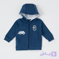 سوییشرت نخ پنبه بچهگانه طرح ماشین