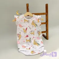 بادی زیردکمه دخترانه وارداتی نخ پنبه برند So Cute سایز 0 تا 24 ماه