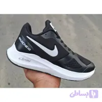 کفش اسپرت مردانه نایک زوم مشکی سفید سایز 41 تا 44