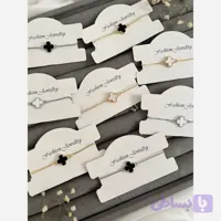 دستبند آسانسوری دخترانه استیل مدل ونکلیف