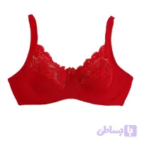 سوتین زنانه بالا دانتل کاپ ال فنردار برند EMA سایز C استرج گنی