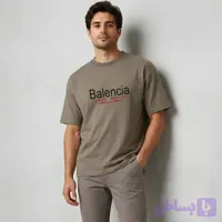 تیشرت مردانه باکسی پنبه سوپر در رنگهای مختلف و سایزهای L تا 3XL