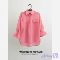 شومیز زنانه مجلسی لینن سینه چین تابستانه سایز 38 تا 48
