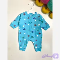 سرهمی نخی طرح هواپیما آبی رنگ دخترانه و پسرانه ضد حساسیت درجه یک