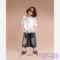شلوارک تک لی اسپرت بچه گانه جیب دار