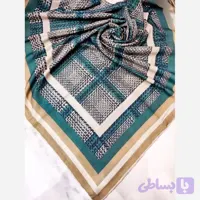 روسری مجلسی زنانه قواره 140 نخی دست دوز