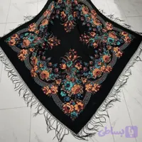 روسری ترکمنی پشمی اصل پاولوا پوزاد مدل مریم قواره 148x148