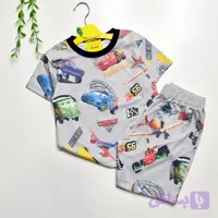 ست راحتی تیشرت و شلوارک کیدو طرح ماشین سایز 4 تا 5 سال