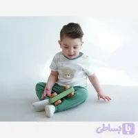 آستین کوتاه و شلوار طرح لاکی