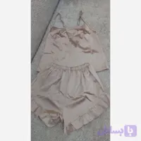 لباس خواب ساتن ابریشمی وارداتی فری سایز طرح خاص و زیبا پسند - شال پرنسا