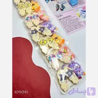پک کش و گیره مو دخترانه (12 عدد کش و 2 عدد گیره انبری)