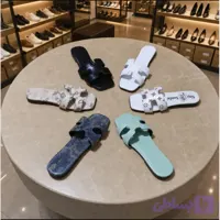 صندل روفرشی زنانه مدل nova رویه چرم مصنوعی زیره PVC سبک و راحت سایز 37 تا 40