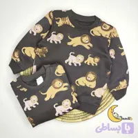 بلوز دورس توکرکی طرح شیر اچ اند ام مناسب پاییز و زمستان