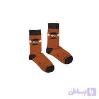جوراب ساقدار طرح آقای سیب زمینی نخی فری سایز 36 تا 41