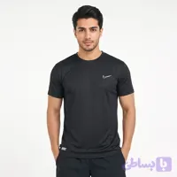 تیشرت ورزشی مردانه نایکی جنس تمام لاکرا یقه گرد