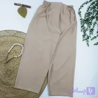 شلوار پارچه ای بگ زنانه شانتون فری سایز