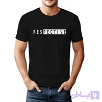 تی شرت آستین کوتاه کلاه دار مردانه طرح respect کد3749 جنس پنبه سوپر خنک مناسب چهار فصل