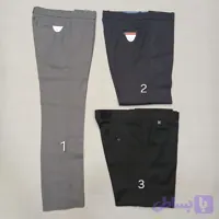 شلوار پارچه ای مردانه نخی سایز 42 تا 54 رنگ طوسی مشکی زغالی