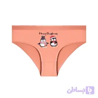 شورت زنانه اسلیپ نخ و پنبه طرح پنگوئن سایز XL